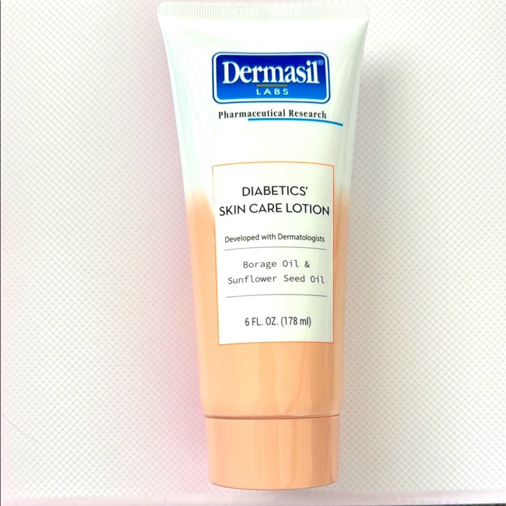 NWT Paraben Free Fragramce & Dye Free Diabetics Skincare Lotion  Borage Oil